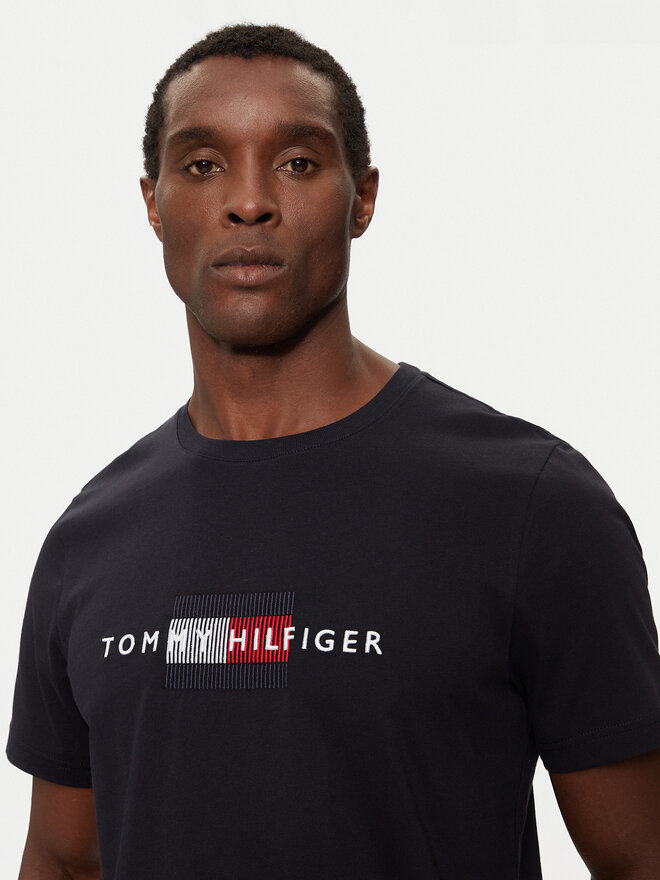 Tommy Hilfiger Tommy Hilfiger Póló MW0MW36455 Sötétkék Regular Fit
