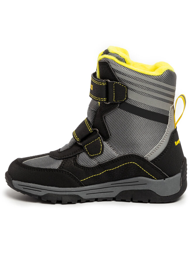 Bottes Fourrées Garçon KangaROOS Snow Flash Boys Sl Rtx Botas Chicos Azul/Verde Botas De Nieve Ski Enfant