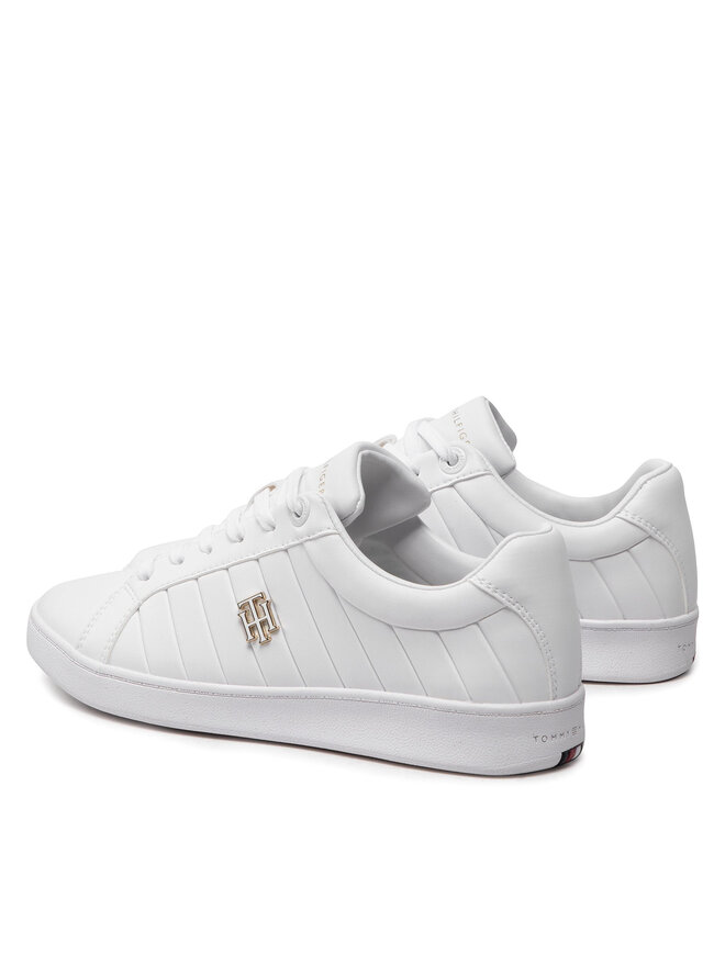 Tommy Hilfiger Tenisice Tommy Hilfiger Th Bio Court Sneaker Classic FW0FW06802 Bijela