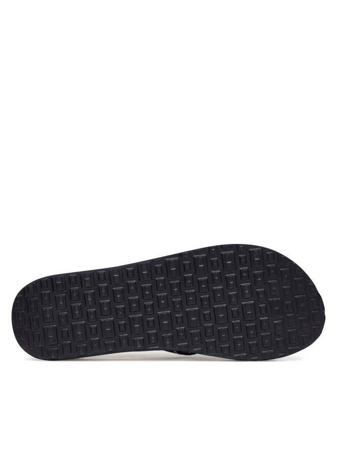 Tommy Hilfiger Zehentrenner Tommy Hilfiger Webbing Beach Sandal FW0FW09038 Dunkelblau