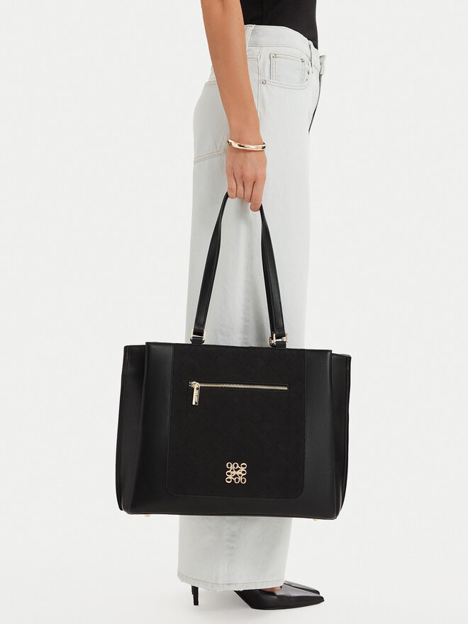 Nine West Handtasche Nine West CEO-ELITE FORM-JH7268 Schwarz