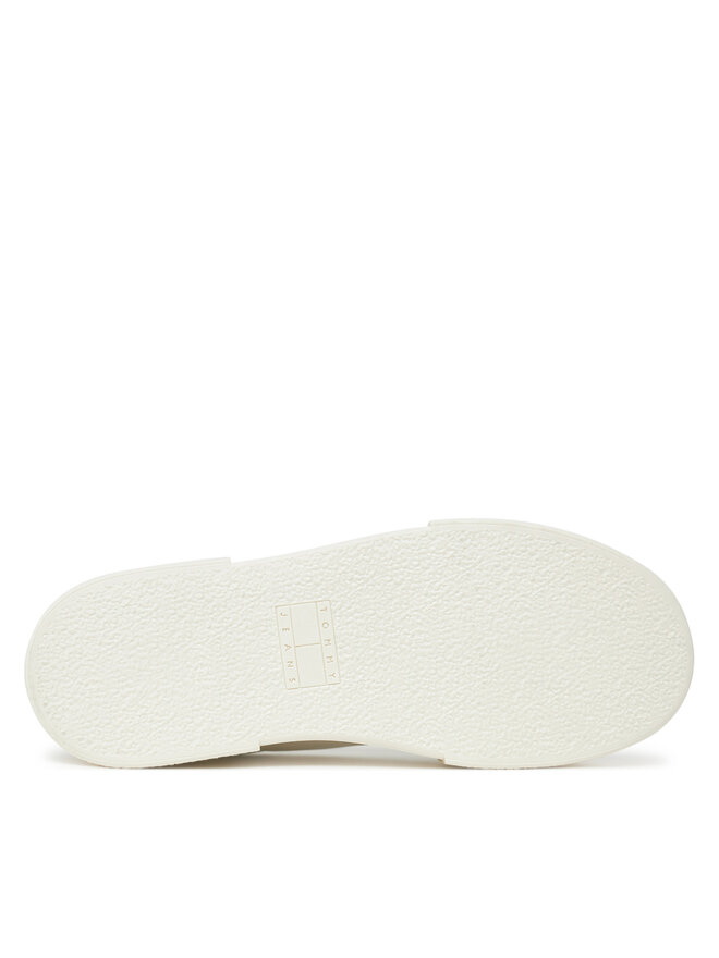 Tommy Jeans Снікерcи Tommy Jeans Tjw Flatform Canvas Sneaker EN0EN02792 Écru