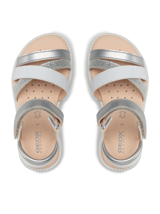 Geox Szandál Geox J S.Karly G. D J5235D 002BJ C1000 M Ezüst