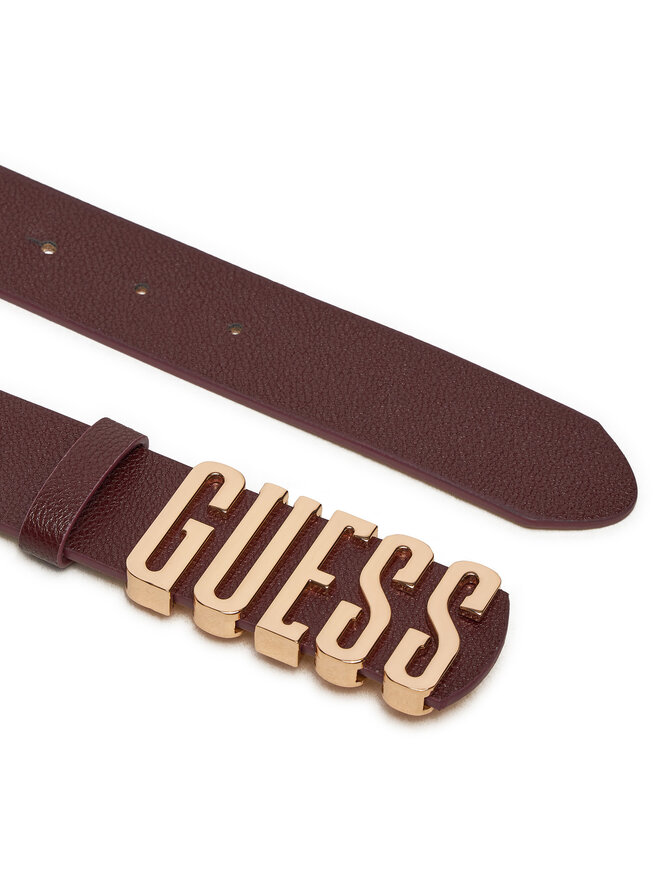 Guess Cinturón para mujer Guess BW9113 P4235 Guinda/burdeos