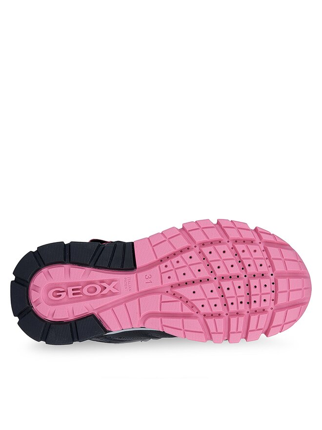 Geox Sneakersy Geox J Montrack Girl B Ab J36LHA 0FUME C9A8N S Sivá