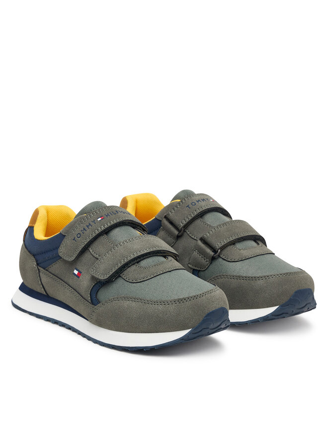 Tommy Hilfiger Sneakers Tommy Hilfiger Low Cut Velcro Sneaker T1X9-35253-1960 S Grün