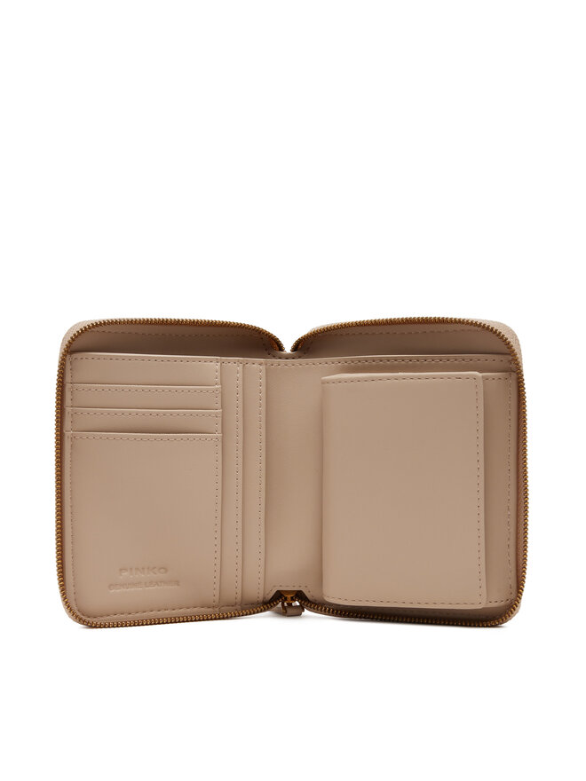 PINKO Cartera grande para mujer PINKO Taylor Zip Around PE 25 PCPL 100249 A2AN Beis