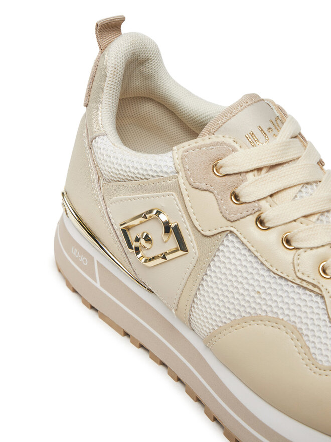 Liu Jo Sneakersy Liu Jo Maxi Wonder BA5013 PX602 Écru