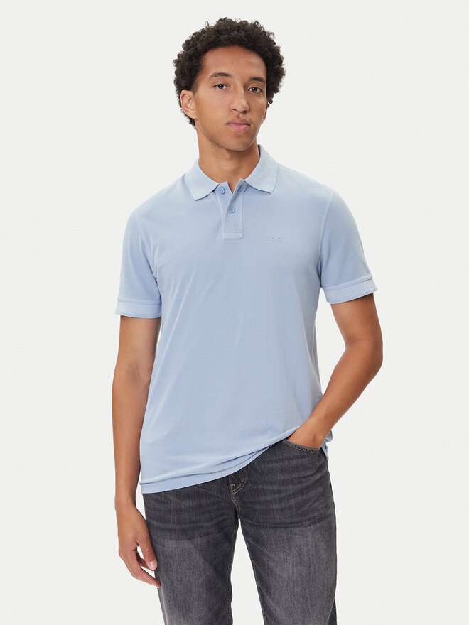 BOSS BOSS Polo Prime 50507813 Celeste Regular Fit