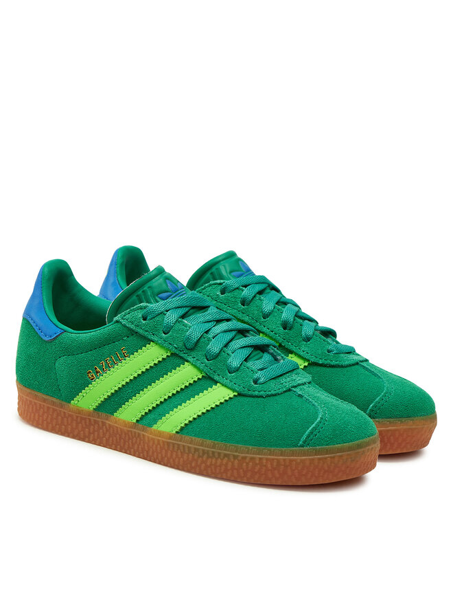 adidas Sneakersy adidas Gazelle Shoes Kids JP7132 Zelená
