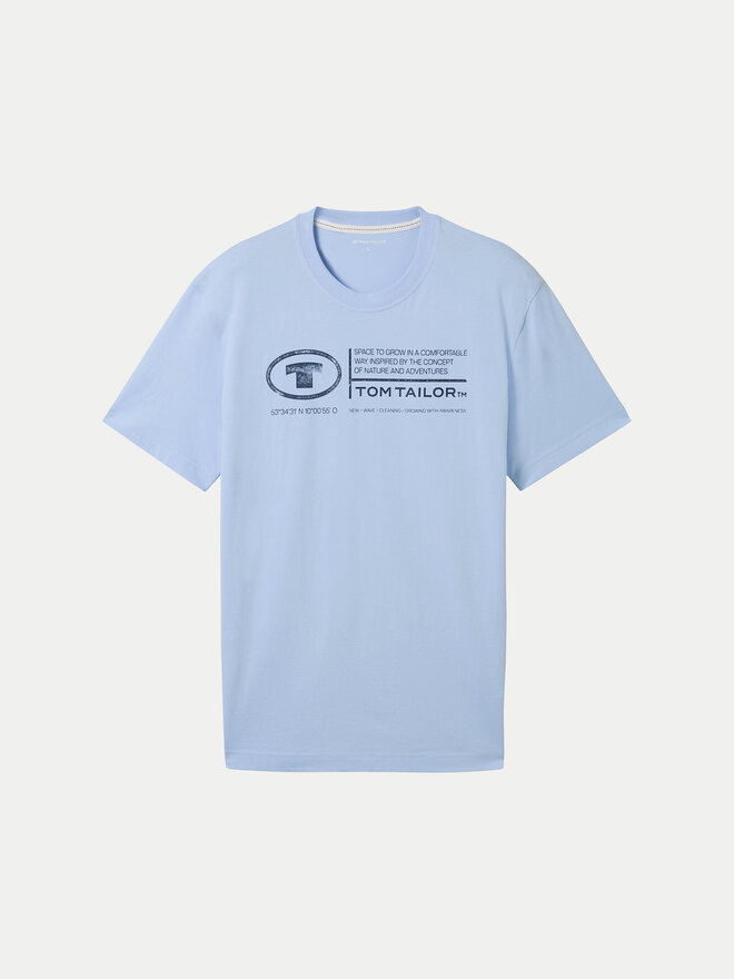 Tom Tailor Tom Tailor T-Shirt 1035611 Blau Regular Fit