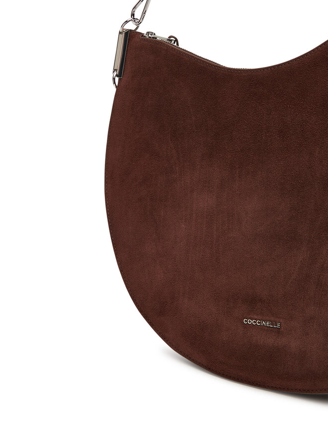 Coccinelle Ročna torba Coccinelle QKG Coccinellesunup Suede E1 QKG 13 01 01 Rjava