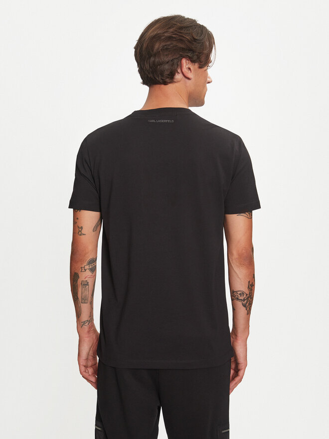 KARL LAGERFELD KARL LAGERFELD T-Shirt 755060 544242 Μαύρο Regular Fit