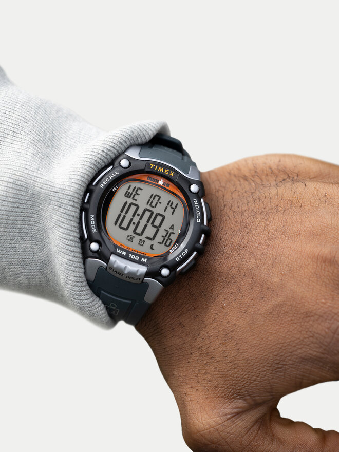 Timex Часовник Timex Ironman Classic TW5M64500 Черен