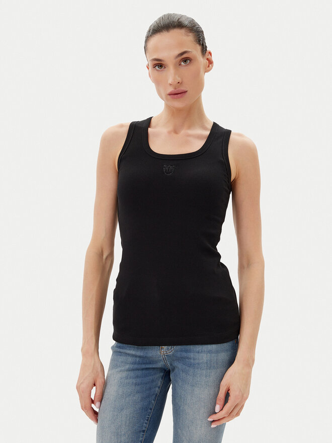 PINKO PINKO Top 100807 A2OF Schwarz Regular Fit