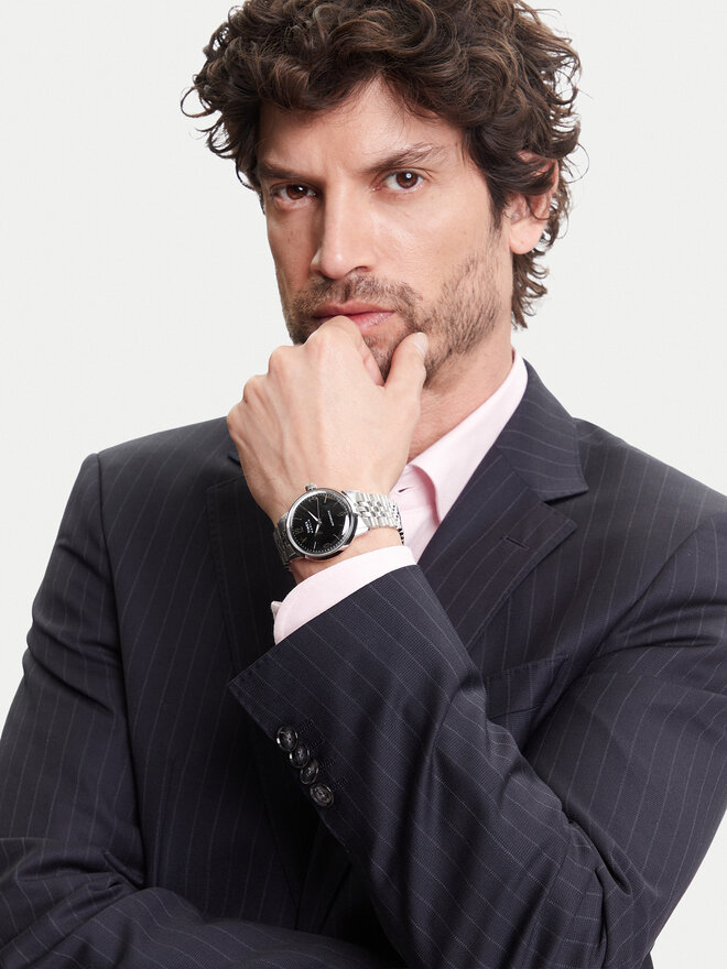 Timex Часовник Timex Marlin® Automatic TW2W93200 Сребрист
