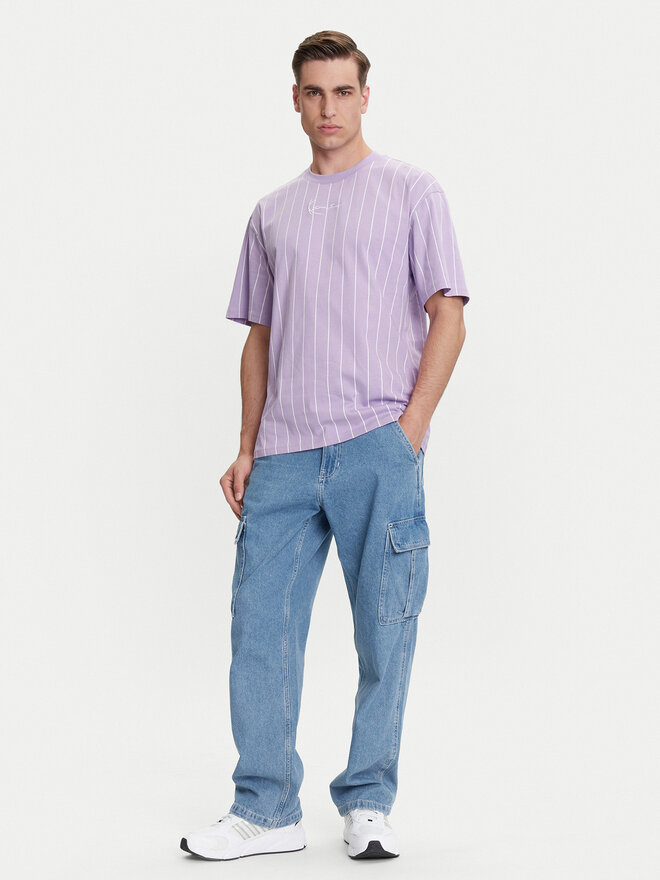 Karl Kani Karl Kani Camiseta PD00005364 Violeta Relaxed Fit