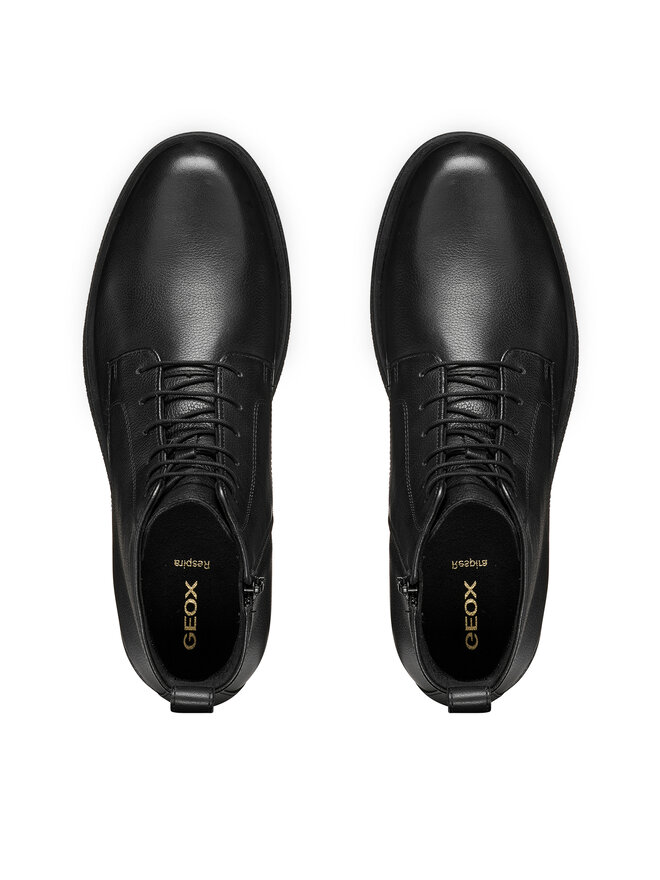 Geox Schnürschuhe Geox U Claudio U6658A 00047 C9999 Schwarz