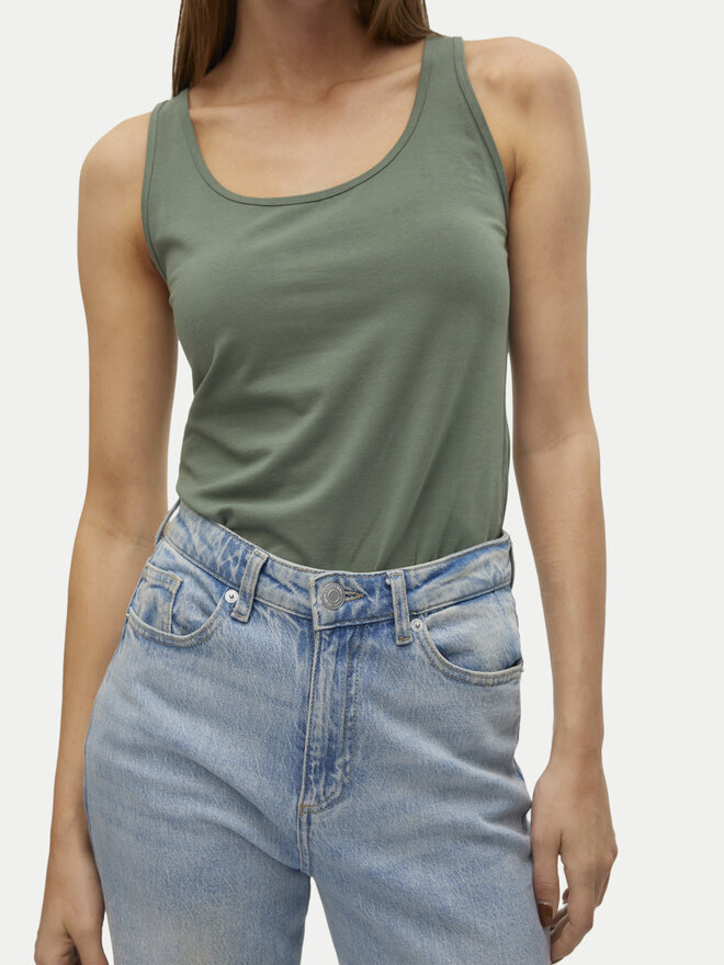 Vero Moda Vero Moda Τοπ Lulu 10323756 Πράσινο Regular Fit