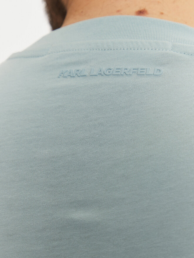KARL LAGERFELD KARL LAGERFELD Camiseta 755710 551224 Celeste Regular Fit