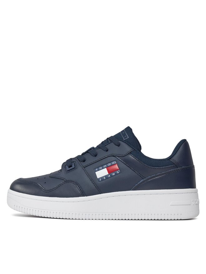 Tommy Jeans Сникърси Tommy Jeans Tjm Retro Basket Ess EM0EM01395 Тъмносин