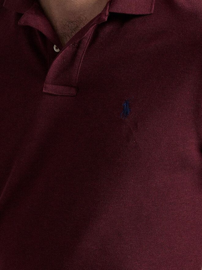 Polo Ralph Lauren Polo Ralph Lauren Poloshirt 710536856343 Dunkelrot Slim Fit