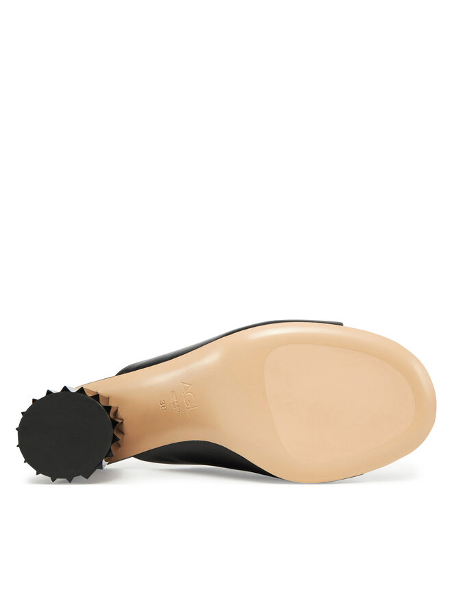 AGL Pantoletten AGL Dorica M Mule D684006PCKB1411013 Schwarz