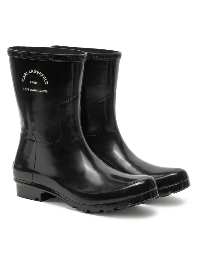 KARL LAGERFELD Gummistiefel KARL LAGERFELD KL47075S Schwarz