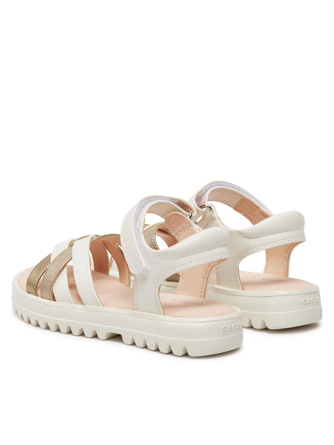 Geox Sandále Geox J Sandal Coralie Gir J356EA 054AJ C0588 S Biela