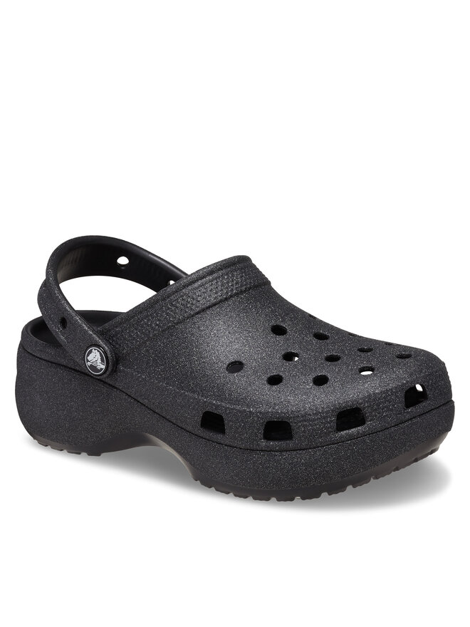 Crocs Шльопанці Crocs Classic Platform Glitter Clog W 207241 Чорний
