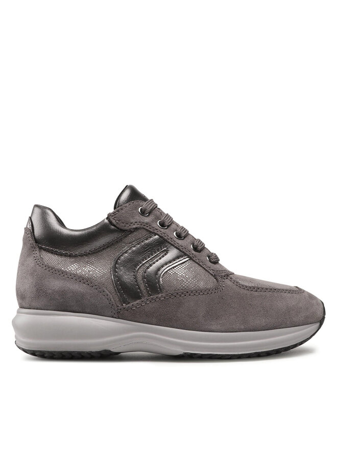 Sneakers Geox D Happy B D1662B 0PZ22 C9002 Gris chaussures