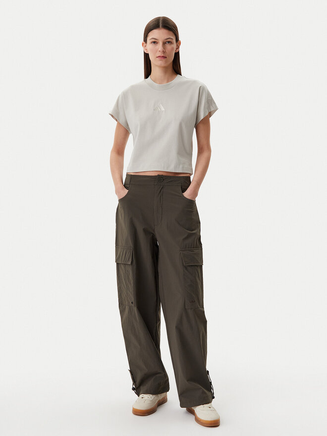 adidas adidas Marškinėliai ALL SZN JJ1241 Smėlio Regular Fit