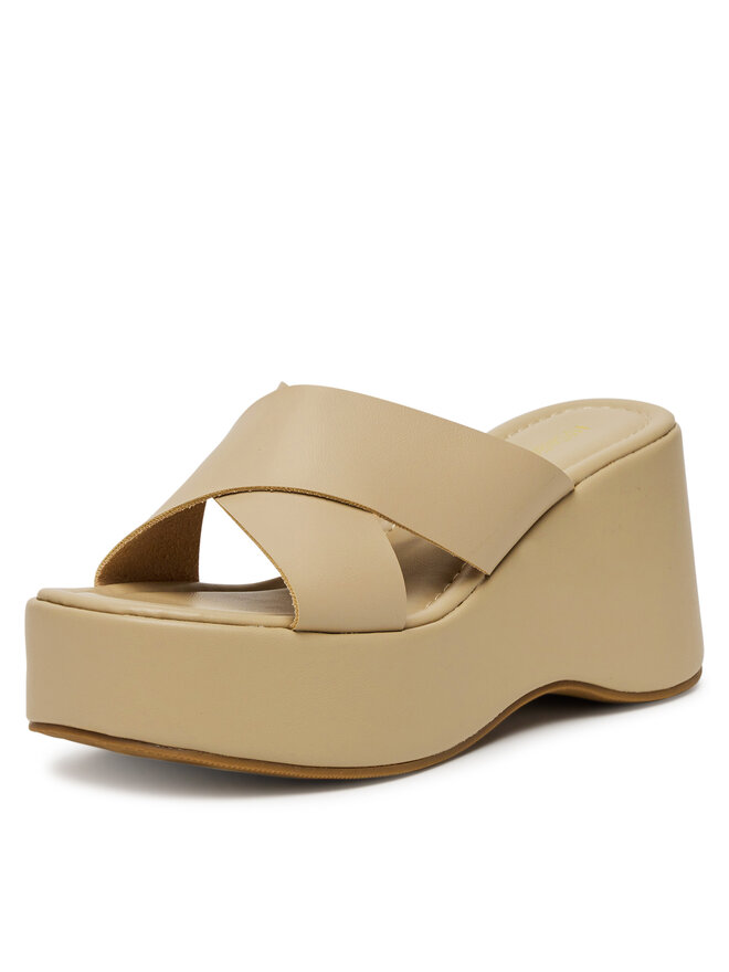 DeeZee Klapki DeeZee F22067-4 Beżowy