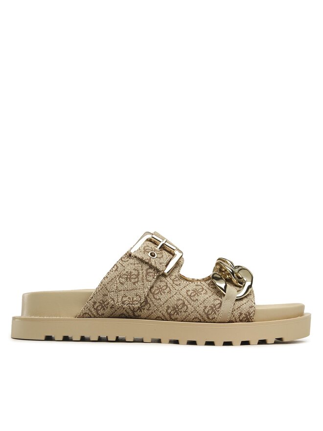 Guess Klapki Guess Fatema2 FL6FT2 FAL03 Brązowy