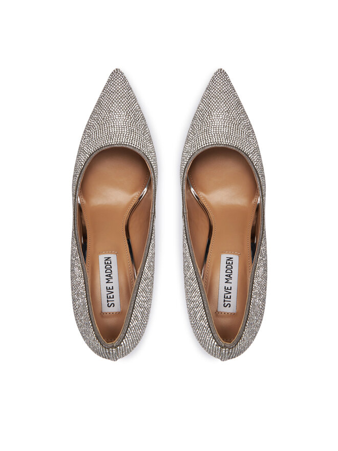 Steve Madden Pantofi cu toc subțire Steve Madden Thrive-R SM11004880 Argintiu