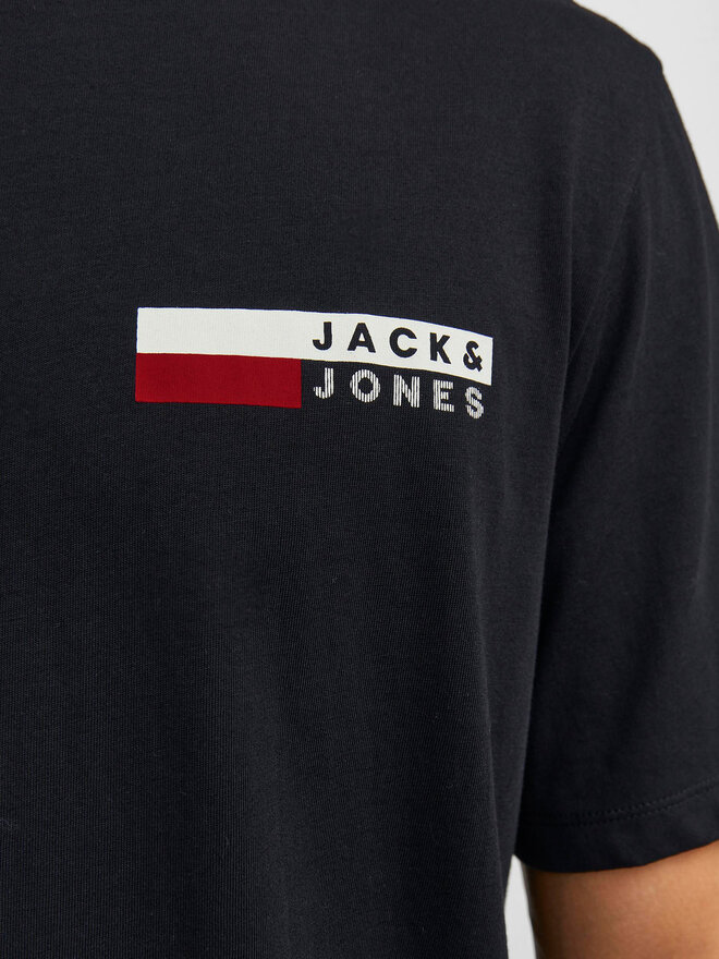 Jack&Jones Jack&Jones Marškinėliai Corp 12233999 Juoda Standard Fit