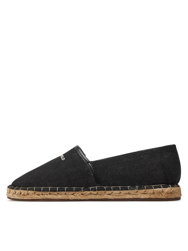 KARL LAGERFELD Espadryle KARL LAGERFELD KL70104 Czarny
