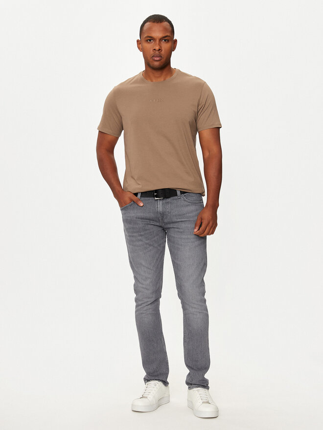 Guess Guess Majica M4GP39 K7HD0 Rjava Regular Fit