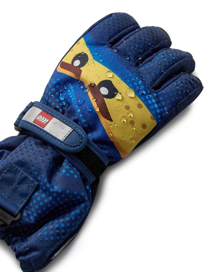 LEGO Guanti da sci LEGO Lwgan 807 11010969 Blu scuro