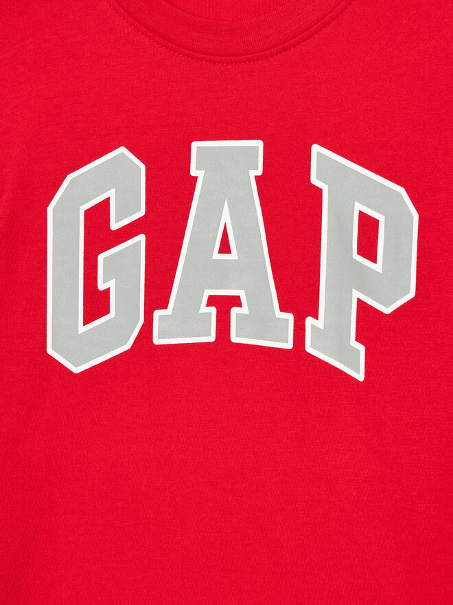 Gap Gap Marškinėliai 459557-05 Raudona Regular Fit