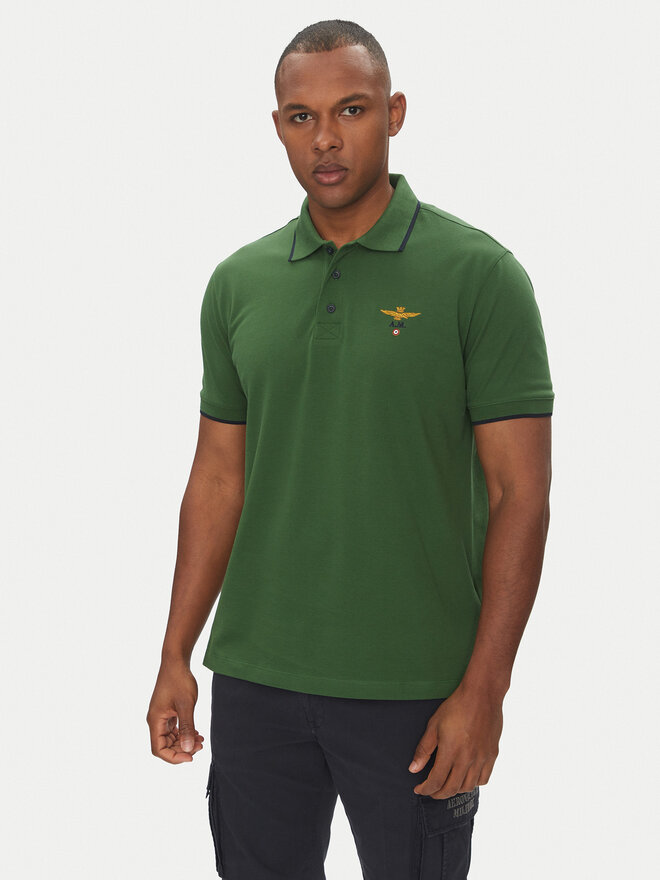 Aeronautica Militare Aeronautica Militare Poloshirt 251PO1308P82 Grün Regular Fit