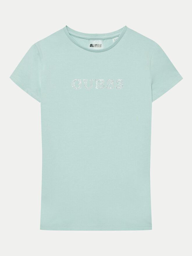 Guess Guess Футболка J4RI49 J1314 Зелений Regular Fit