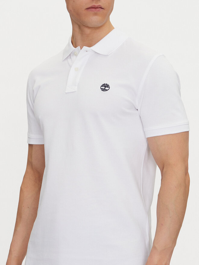 Timberland Timberland Pólóing TB0A6VDP Fehér Regular Fit