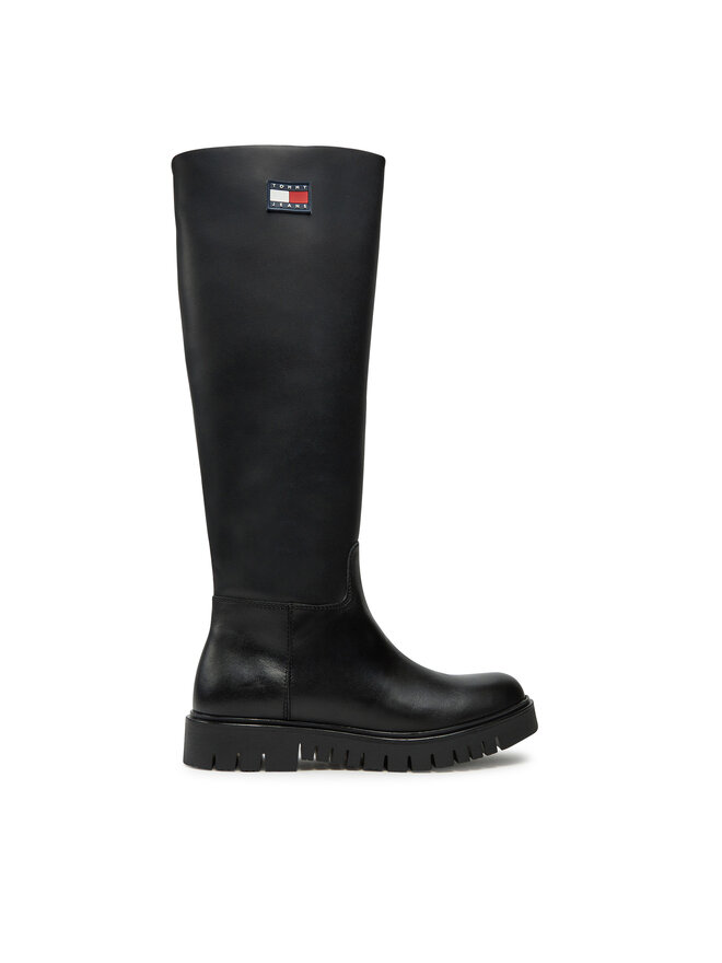 Tommy Jeans Μπότες Tommy Jeans Tjw Long Shaft Boot EN0EN02627 Μαύρο
