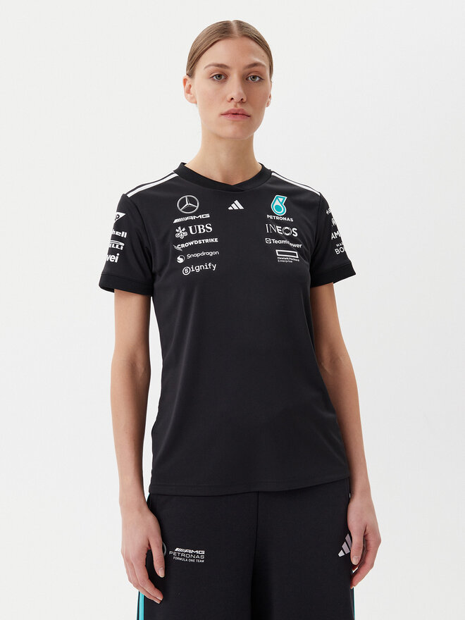 adidas adidas Majica Mercedes - AMG Petronas Formula One Team Driver JW5362 Črna Regular Fit