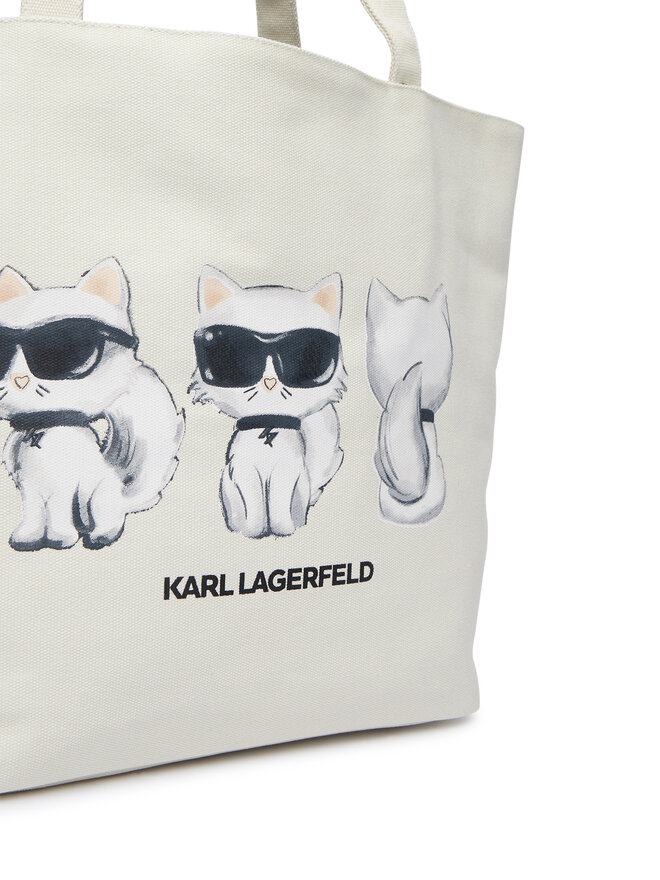 KARL LAGERFELD Handtasche KARL LAGERFELD B4W50030 Creme