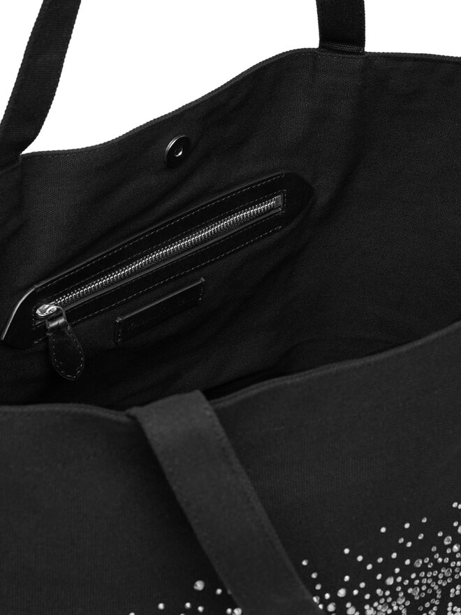 KARL LAGERFELD Ročna torba KARL LAGERFELD B1W50087 Črna