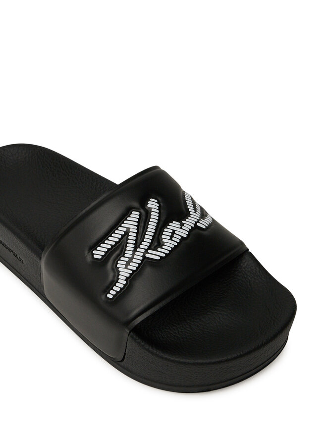 KARL LAGERFELD Şlapi KARL LAGERFELD Kondo Maxi KL80872 Negru