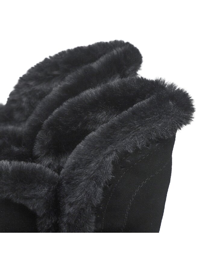 Skechers Členková obuv Skechers Cozy Peak 49811/BLK Čierna
