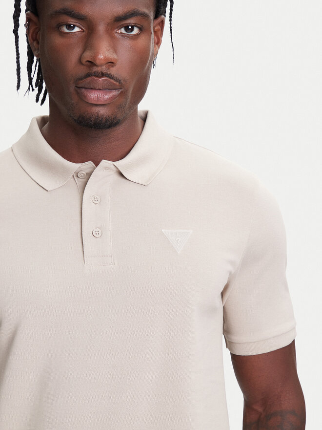 Guess Guess Polo marškinėliai Z5YP02 K9WF1 Smėlio Regular Fit